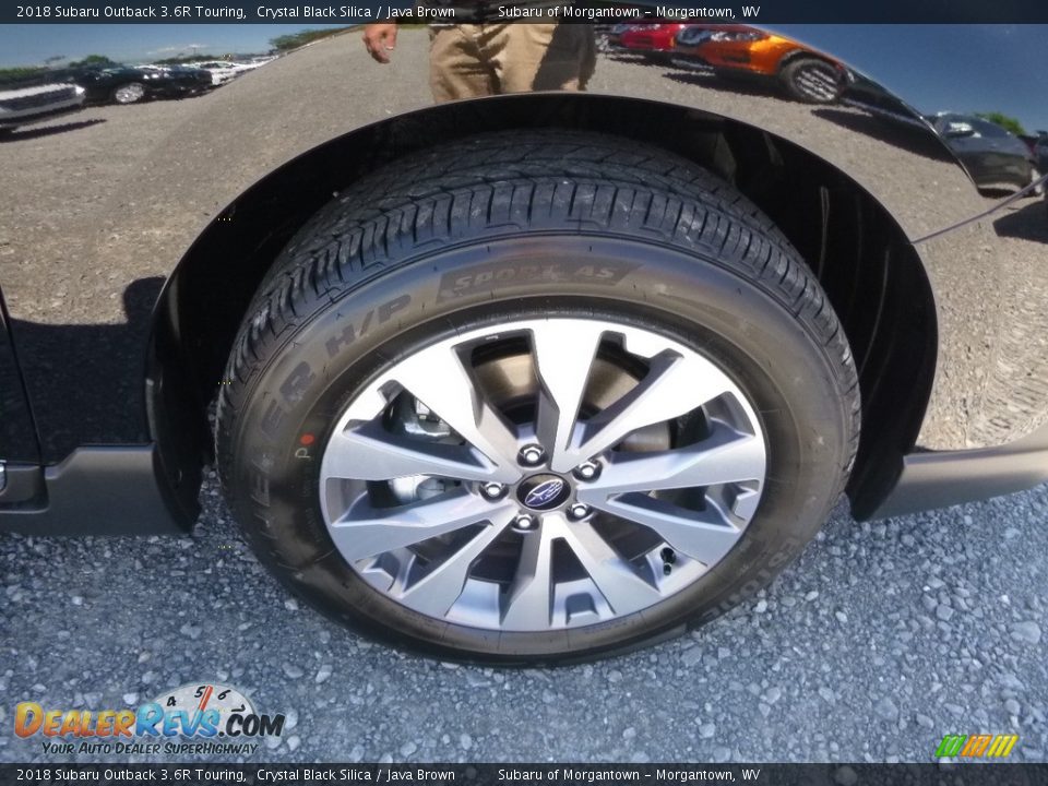 2018 Subaru Outback 3.6R Touring Crystal Black Silica / Java Brown Photo #2
