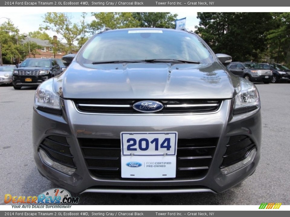 2014 Ford Escape Titanium 2.0L EcoBoost 4WD Sterling Gray / Charcoal Black Photo #2