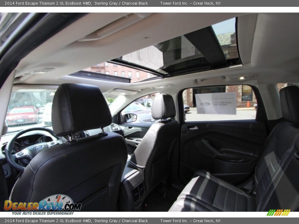 2014 Ford Escape Titanium 2.0L EcoBoost 4WD Sterling Gray / Charcoal Black Photo #21
