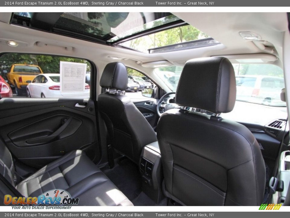 2014 Ford Escape Titanium 2.0L EcoBoost 4WD Sterling Gray / Charcoal Black Photo #24