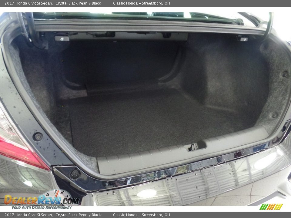 2017 Honda Civic Si Sedan Crystal Black Pearl / Black Photo #27