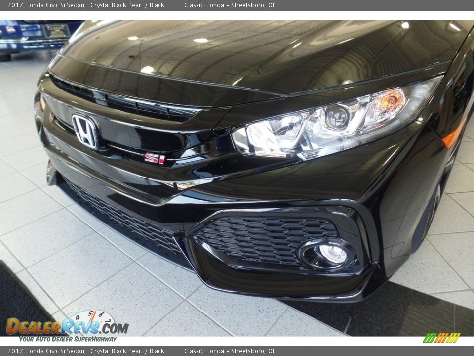 2017 Honda Civic Si Sedan Crystal Black Pearl / Black Photo #31