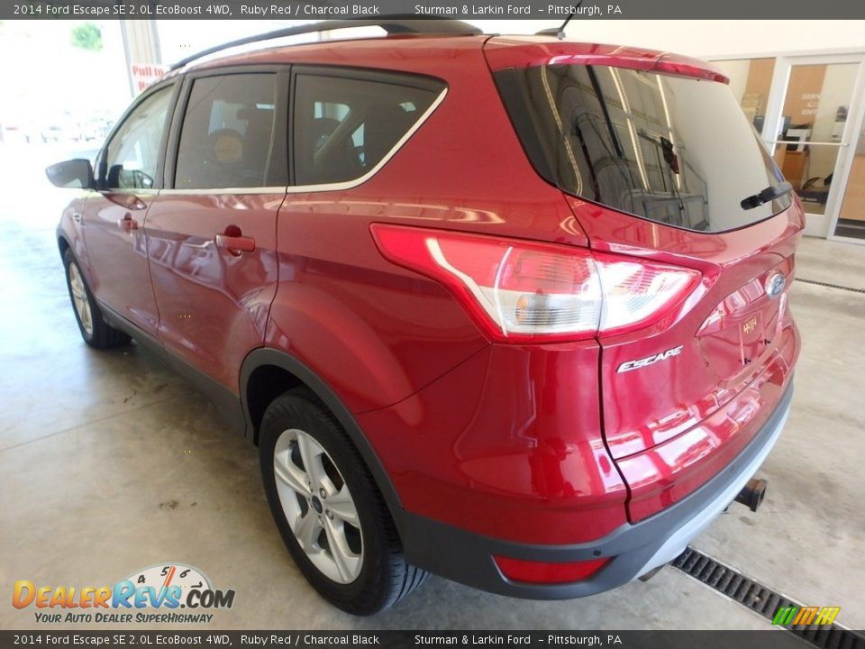 2014 Ford Escape SE 2.0L EcoBoost 4WD Ruby Red / Charcoal Black Photo #3