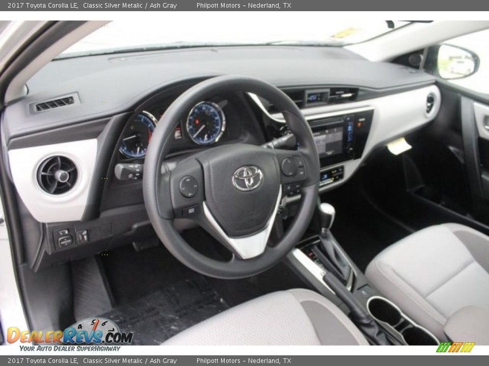 2017 Toyota Corolla LE Classic Silver Metalic / Ash Gray Photo #9