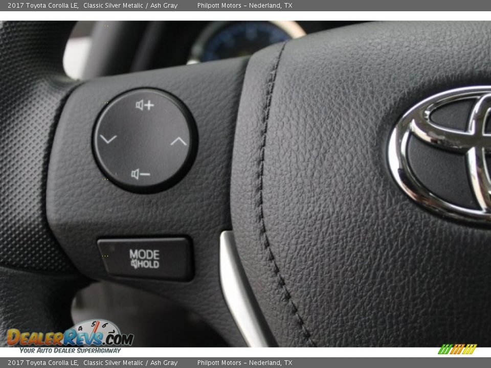 2017 Toyota Corolla LE Classic Silver Metalic / Ash Gray Photo #14