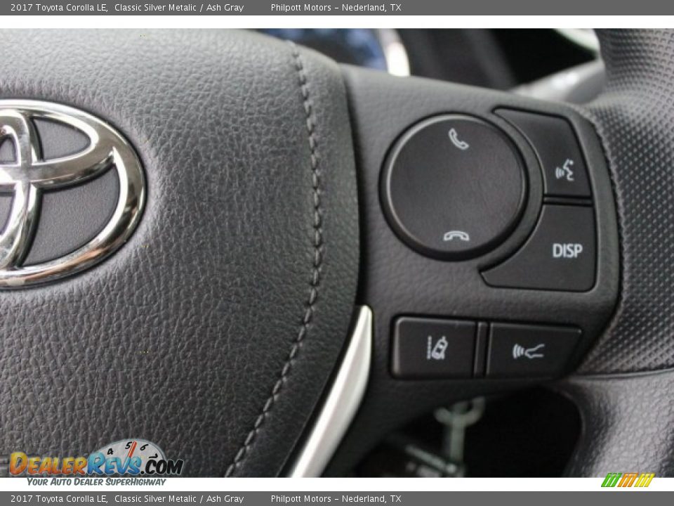 2017 Toyota Corolla LE Classic Silver Metalic / Ash Gray Photo #15