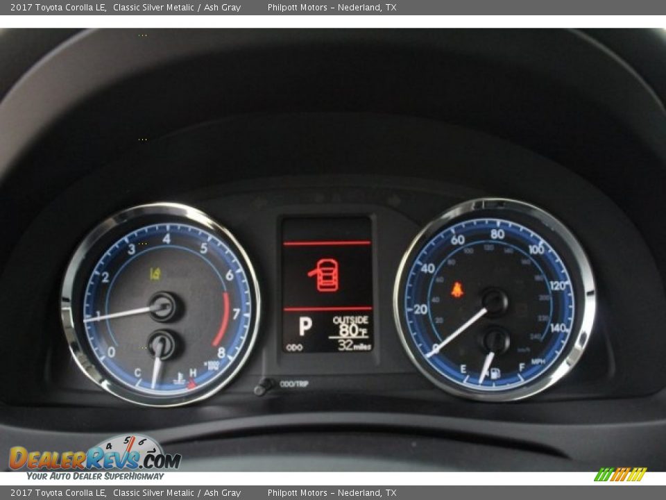 2017 Toyota Corolla LE Classic Silver Metalic / Ash Gray Photo #16