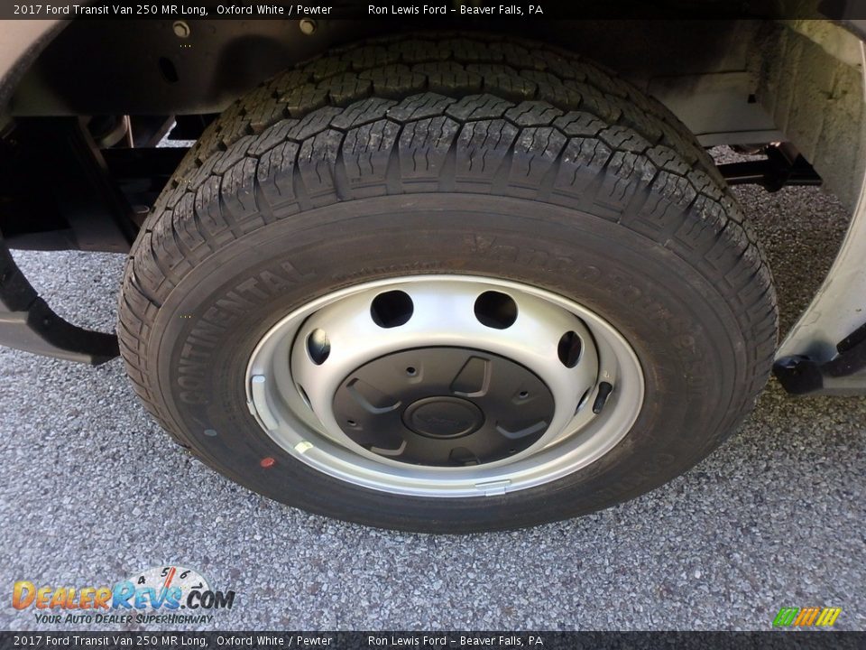 2017 Ford Transit Van 250 MR Long Oxford White / Pewter Photo #12