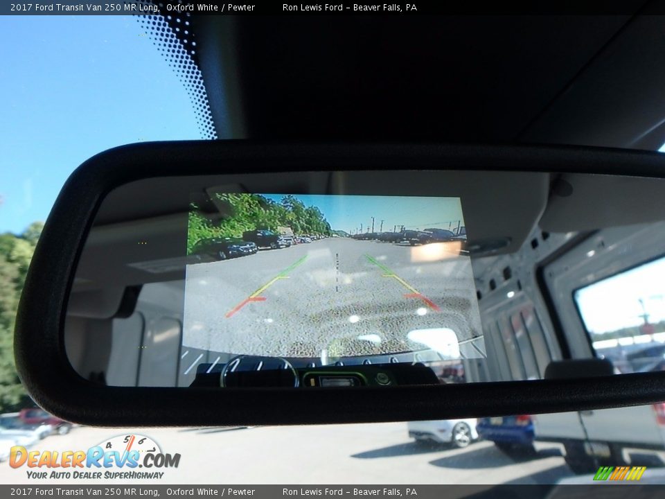 2017 Ford Transit Van 250 MR Long Oxford White / Pewter Photo #19