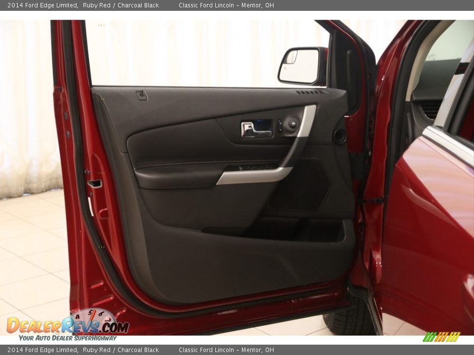 2014 Ford Edge Limited Ruby Red / Charcoal Black Photo #4