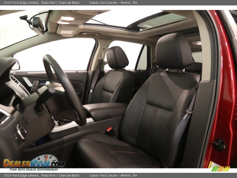 2014 Ford Edge Limited Ruby Red / Charcoal Black Photo #5