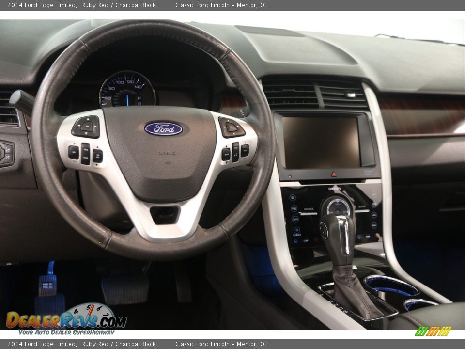 2014 Ford Edge Limited Ruby Red / Charcoal Black Photo #6