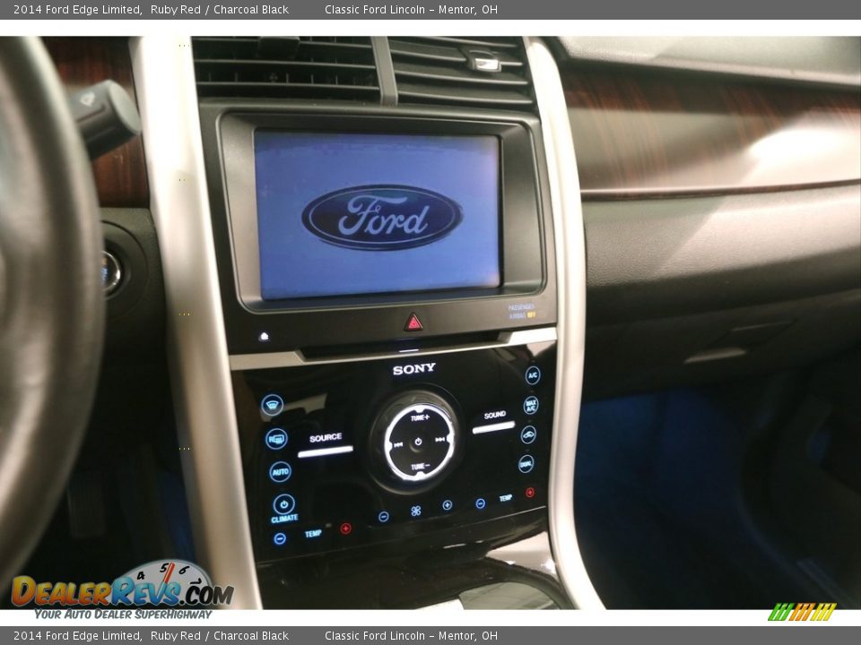 2014 Ford Edge Limited Ruby Red / Charcoal Black Photo #9