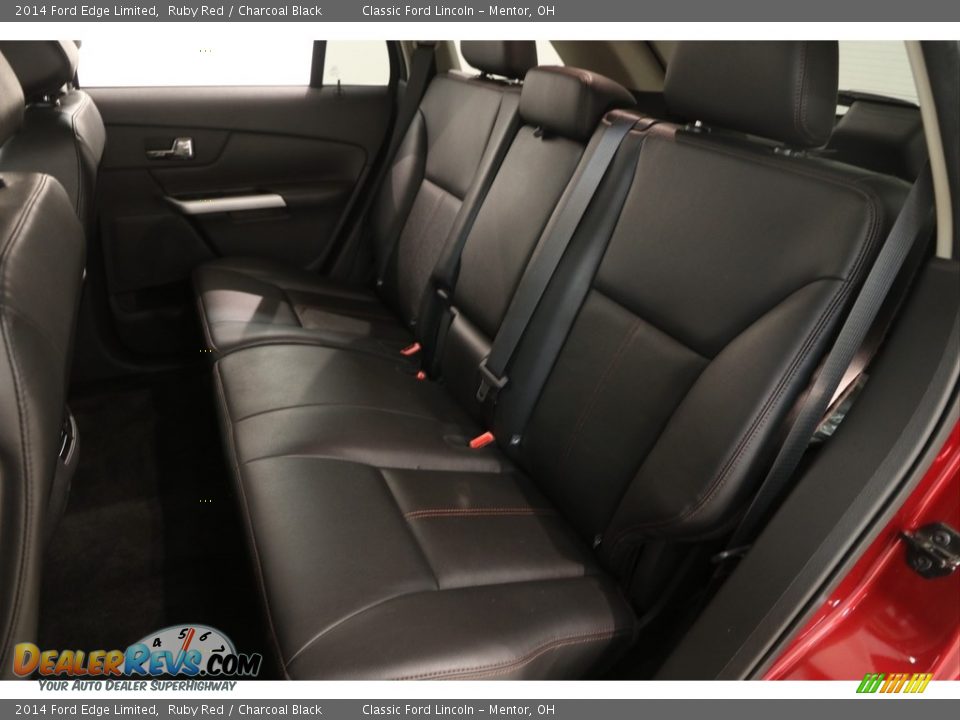 2014 Ford Edge Limited Ruby Red / Charcoal Black Photo #17