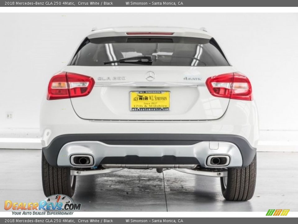 2018 Mercedes-Benz GLA 250 4Matic Cirrus White / Black Photo #4