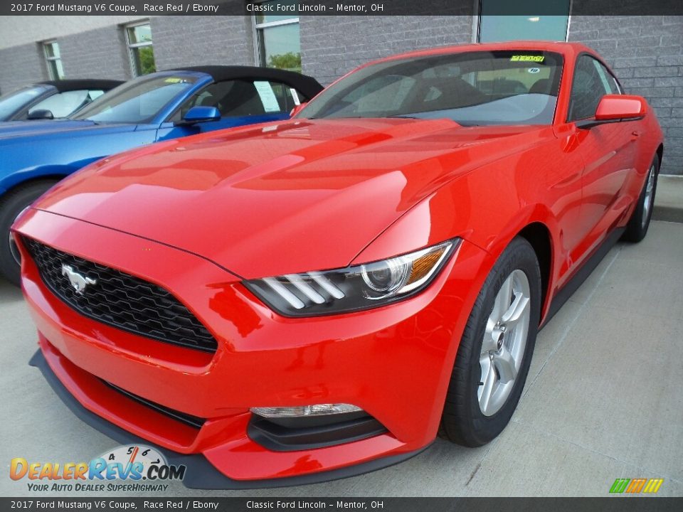 2017 Ford Mustang V6 Coupe Race Red / Ebony Photo #1