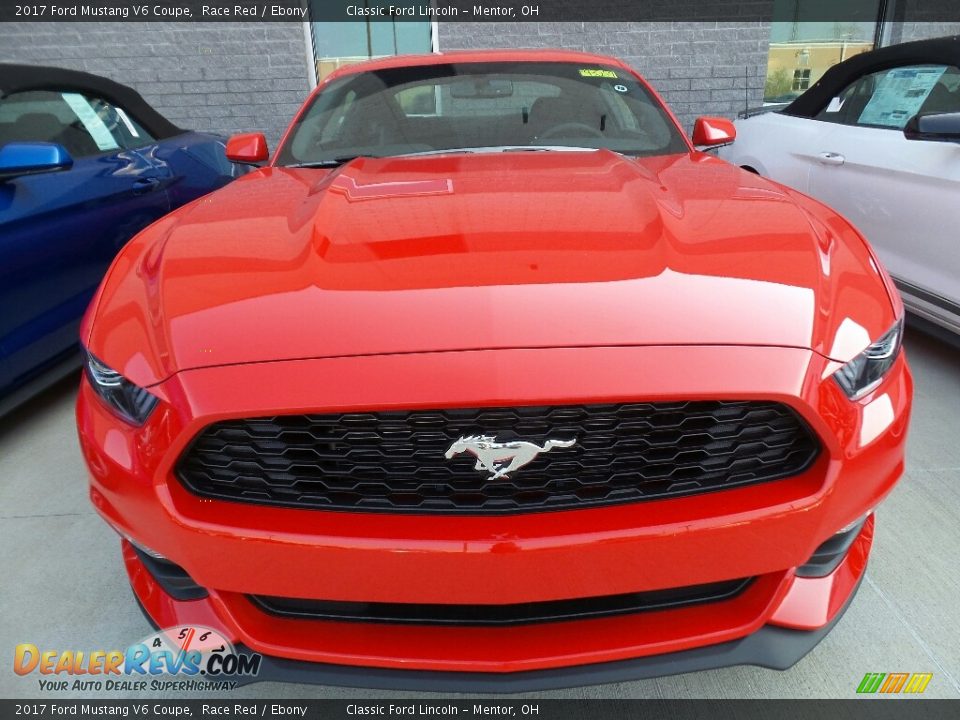 2017 Ford Mustang V6 Coupe Race Red / Ebony Photo #2