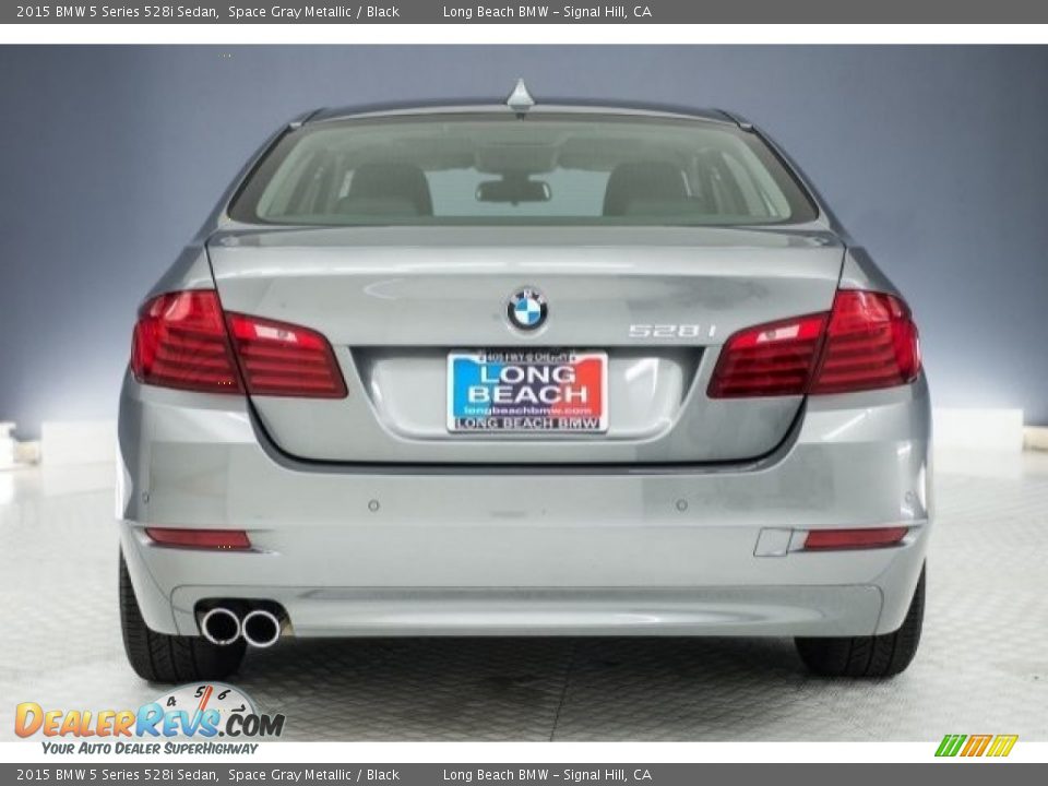 2015 BMW 5 Series 528i Sedan Space Gray Metallic / Black Photo #3