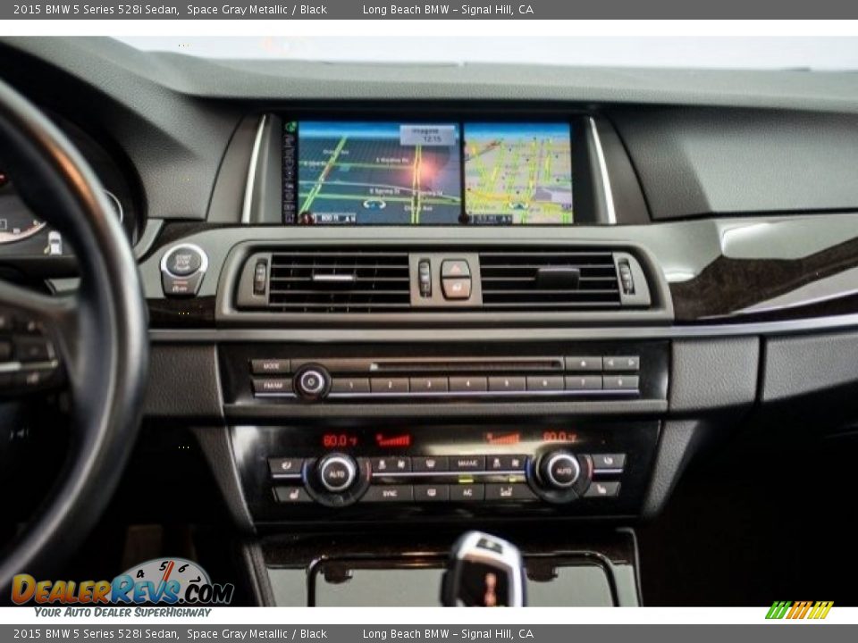2015 BMW 5 Series 528i Sedan Space Gray Metallic / Black Photo #5