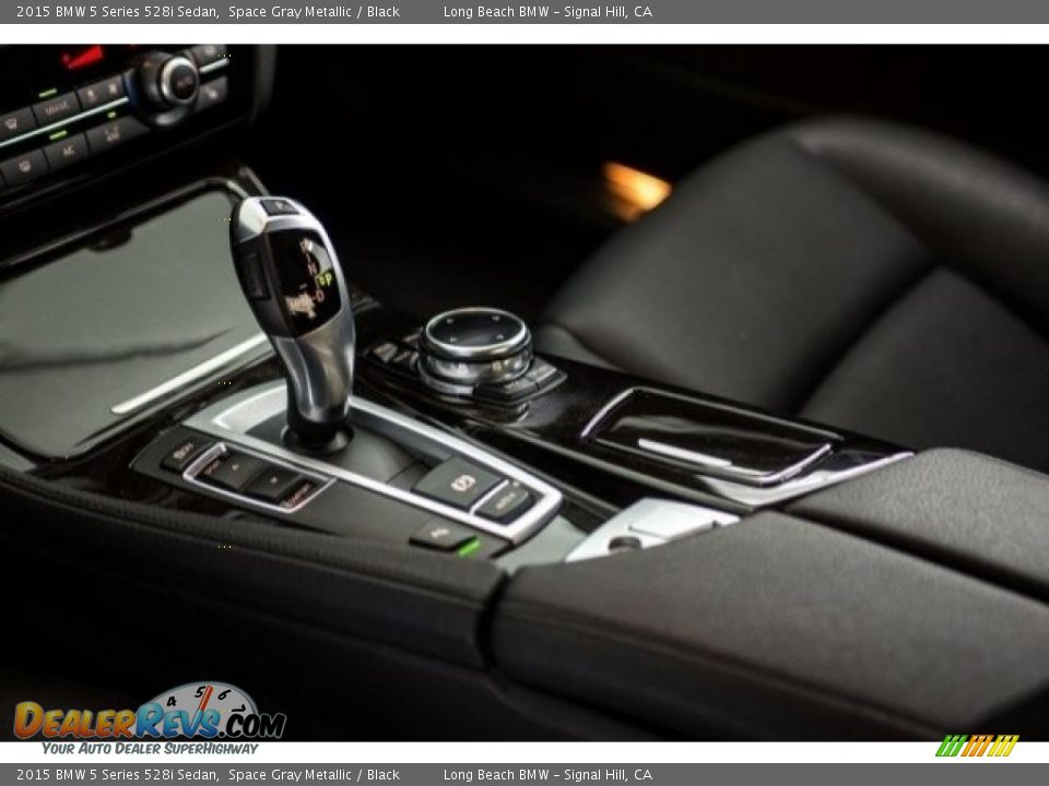 2015 BMW 5 Series 528i Sedan Space Gray Metallic / Black Photo #9