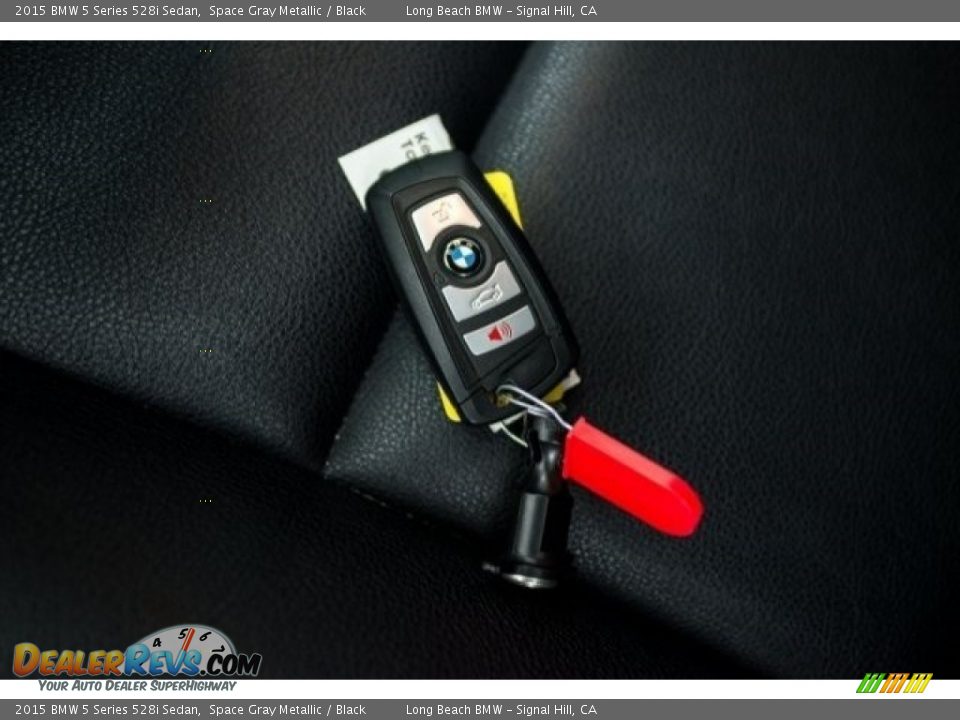 2015 BMW 5 Series 528i Sedan Space Gray Metallic / Black Photo #11