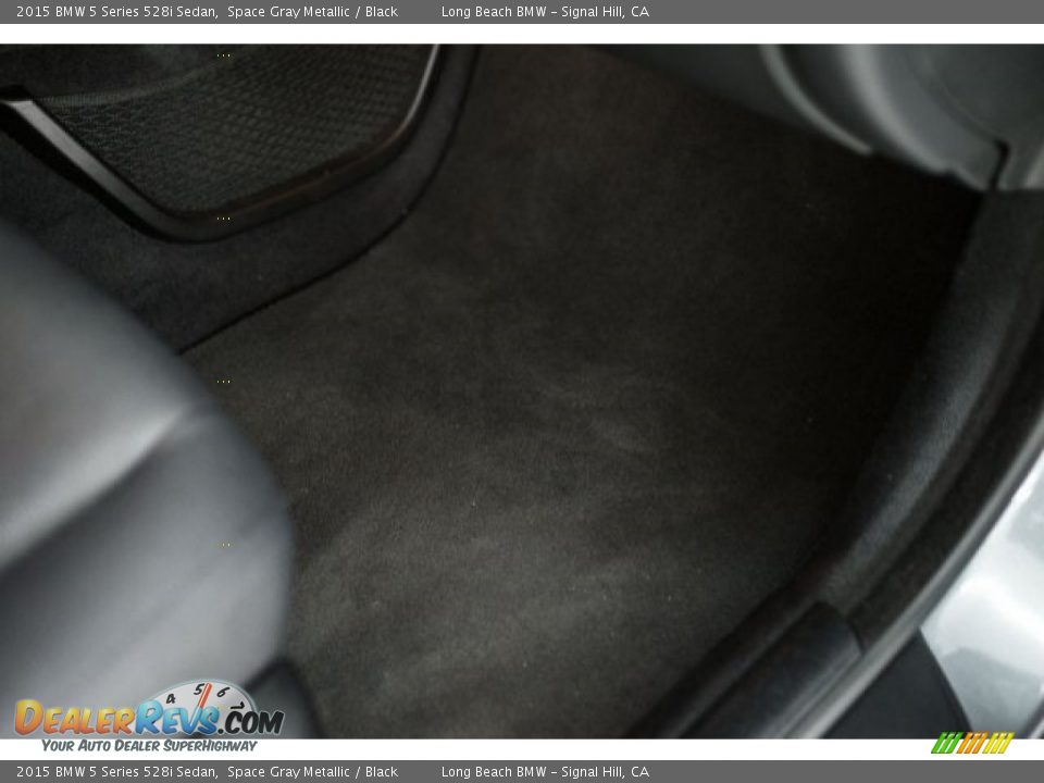 2015 BMW 5 Series 528i Sedan Space Gray Metallic / Black Photo #19