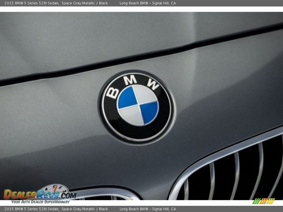 2015 BMW 5 Series 528i Sedan Space Gray Metallic / Black Photo #23
