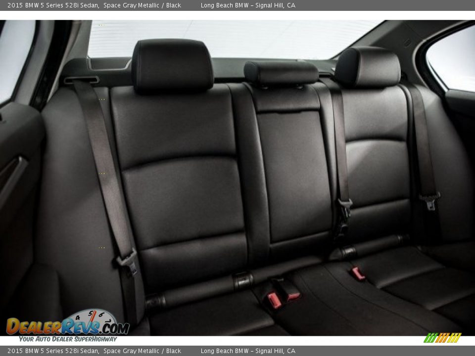 2015 BMW 5 Series 528i Sedan Space Gray Metallic / Black Photo #24