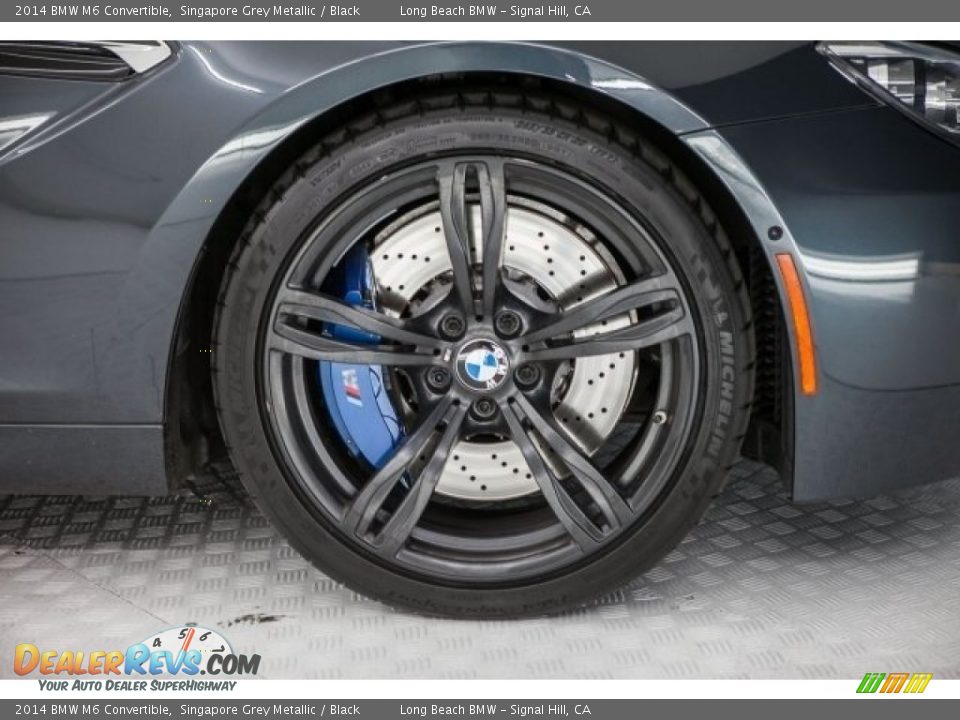 2014 BMW M6 Convertible Singapore Grey Metallic / Black Photo #8