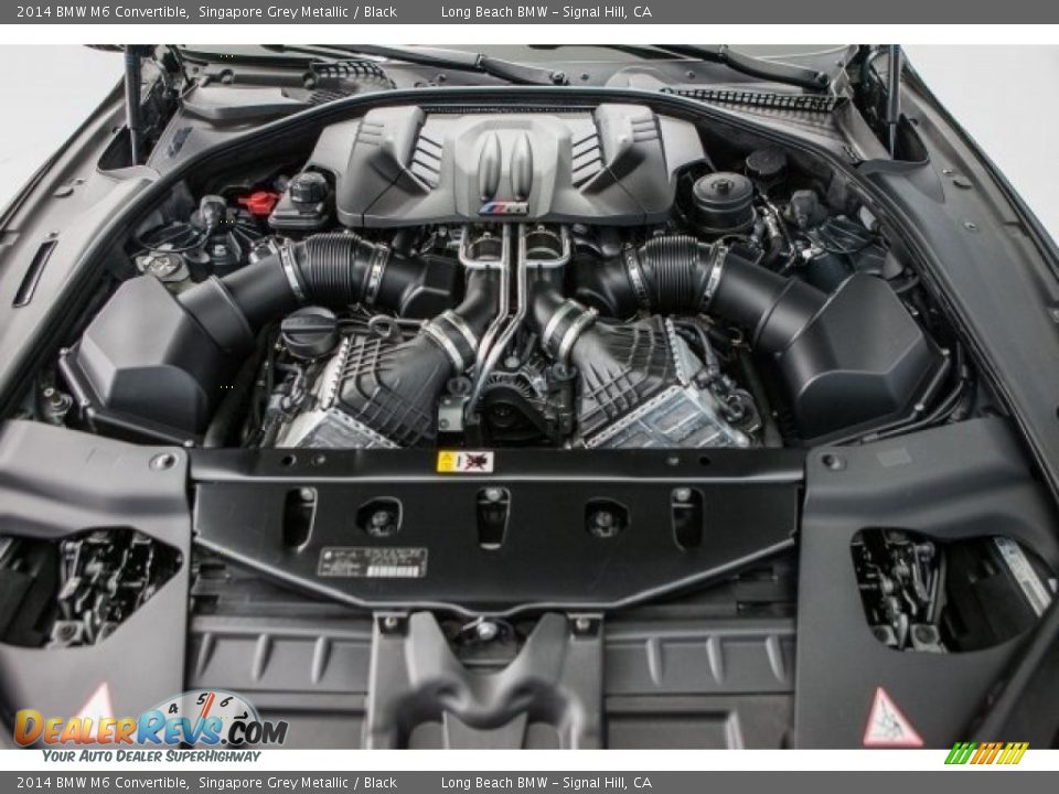 2014 BMW M6 Convertible Singapore Grey Metallic / Black Photo #9