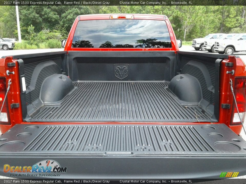 2017 Ram 1500 Express Regular Cab Flame Red / Black/Diesel Gray Photo #19