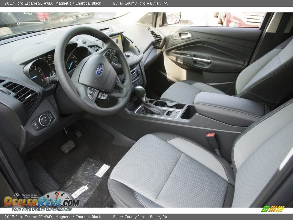 2017 Ford Escape SE 4WD Magnetic / Charcoal Black Photo #6
