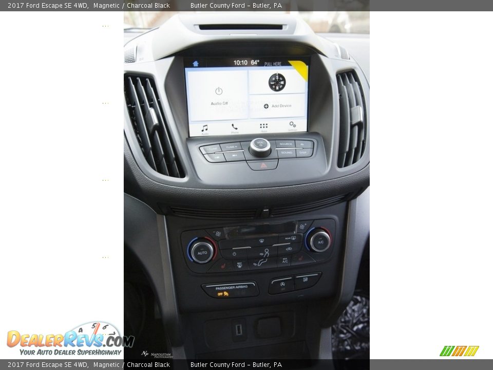 2017 Ford Escape SE 4WD Magnetic / Charcoal Black Photo #12
