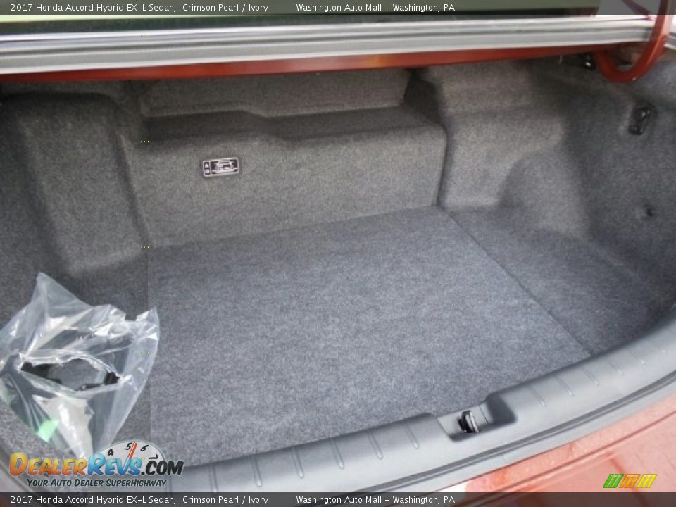 2017 Honda Accord Hybrid EX-L Sedan Crimson Pearl / Ivory Photo #12