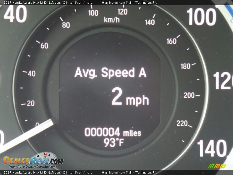 2017 Honda Accord Hybrid EX-L Sedan Crimson Pearl / Ivory Photo #19