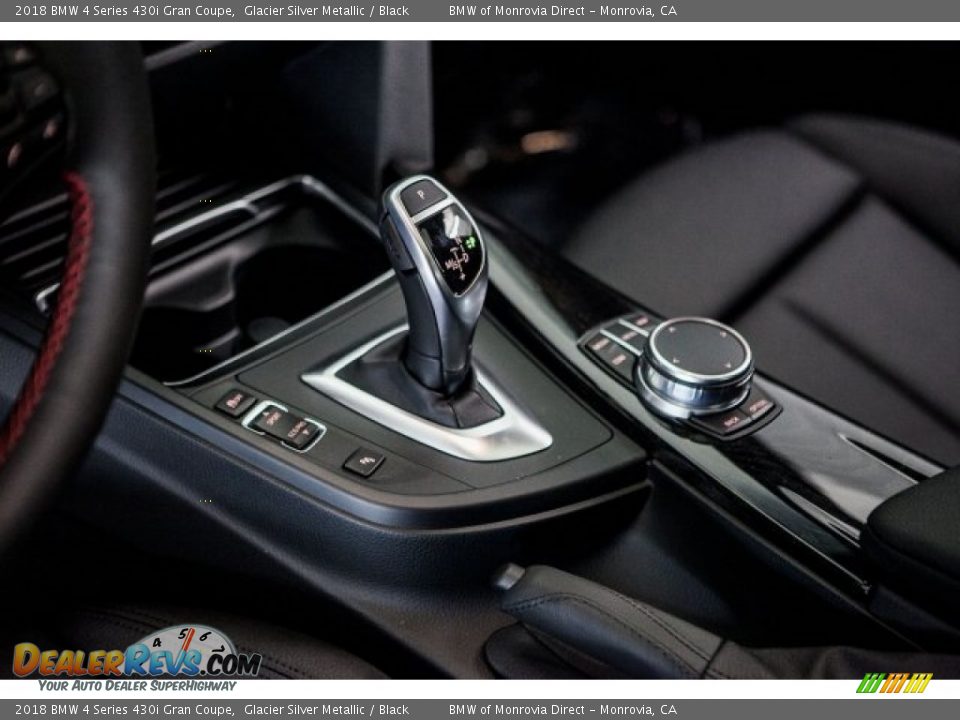 2018 BMW 4 Series 430i Gran Coupe Glacier Silver Metallic / Black Photo #7