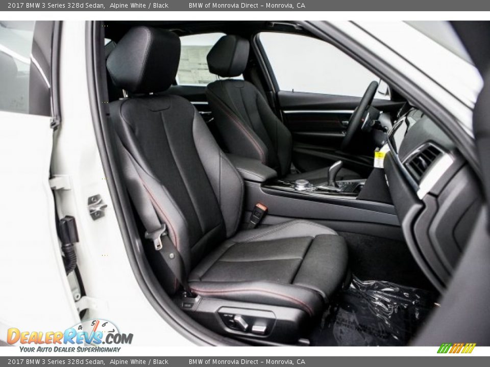 2017 BMW 3 Series 328d Sedan Alpine White / Black Photo #2