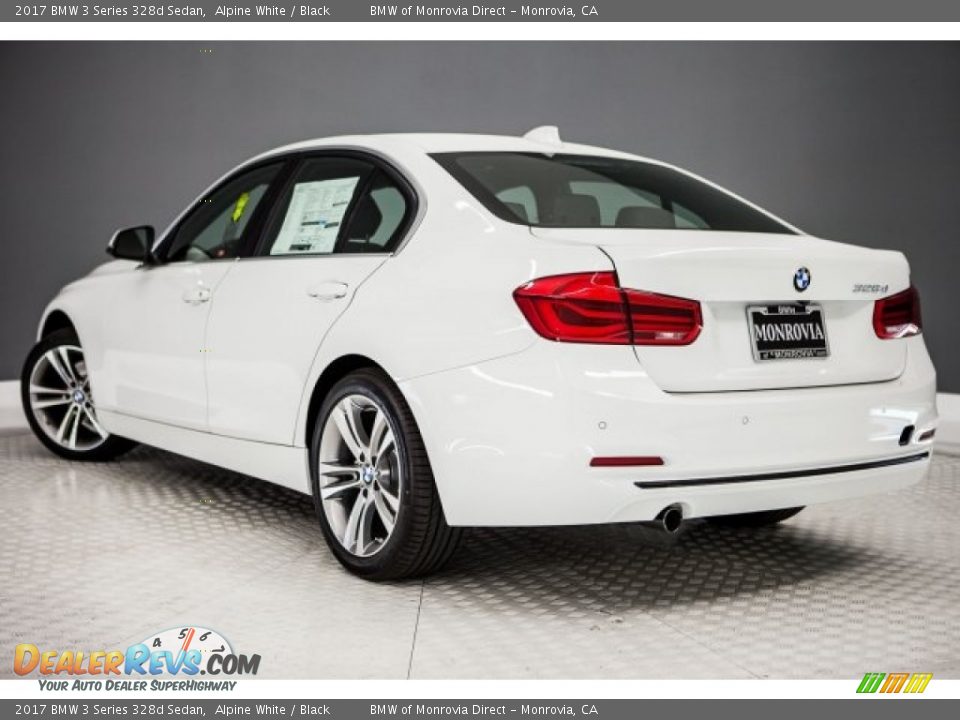 2017 BMW 3 Series 328d Sedan Alpine White / Black Photo #3