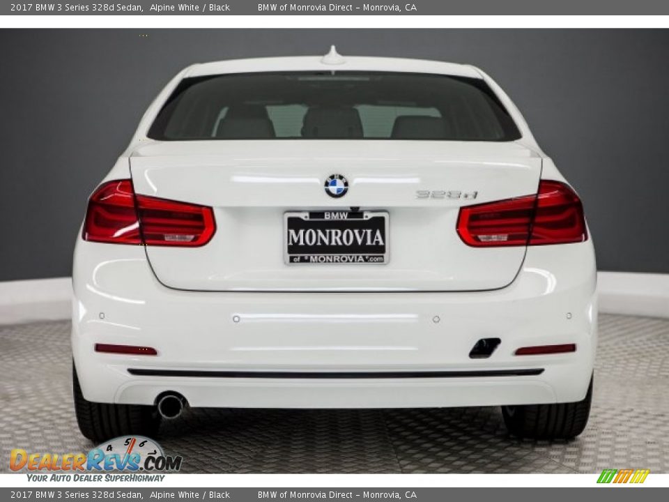 2017 BMW 3 Series 328d Sedan Alpine White / Black Photo #4