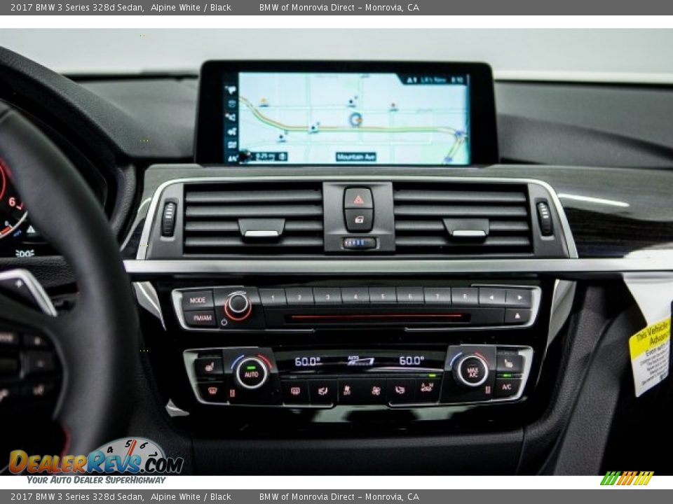 2017 BMW 3 Series 328d Sedan Alpine White / Black Photo #6