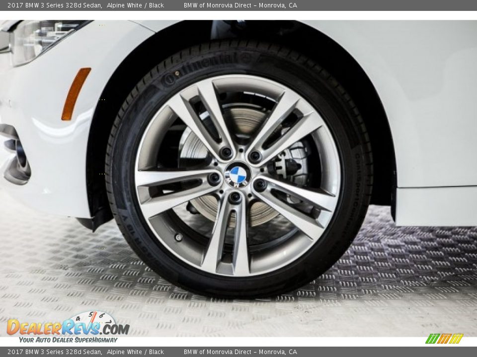 2017 BMW 3 Series 328d Sedan Alpine White / Black Photo #9