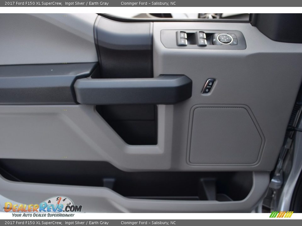 2017 Ford F150 XL SuperCrew Ingot Silver / Earth Gray Photo #7