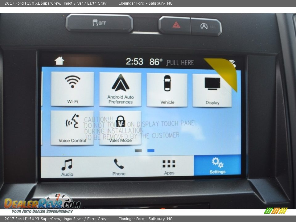 2017 Ford F150 XL SuperCrew Ingot Silver / Earth Gray Photo #13