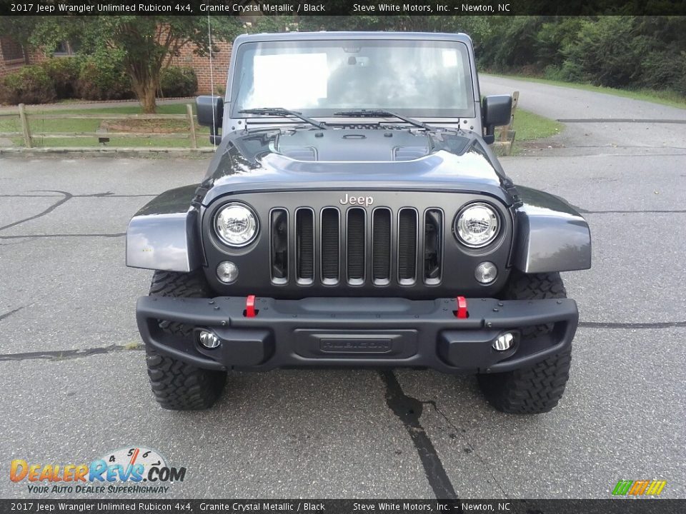 2017 Jeep Wrangler Unlimited Rubicon 4x4 Granite Crystal Metallic / Black Photo #3