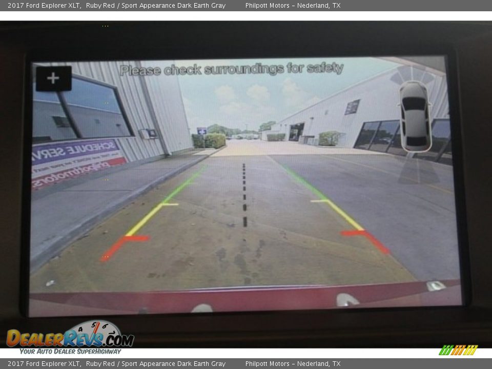 2017 Ford Explorer XLT Ruby Red / Sport Appearance Dark Earth Gray Photo #14