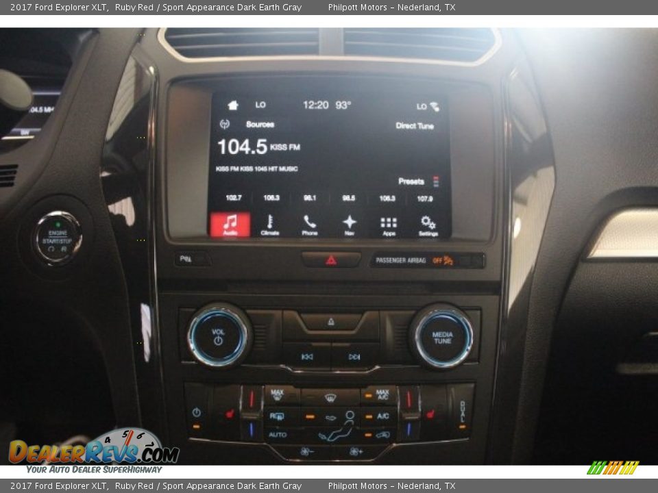 2017 Ford Explorer XLT Ruby Red / Sport Appearance Dark Earth Gray Photo #15