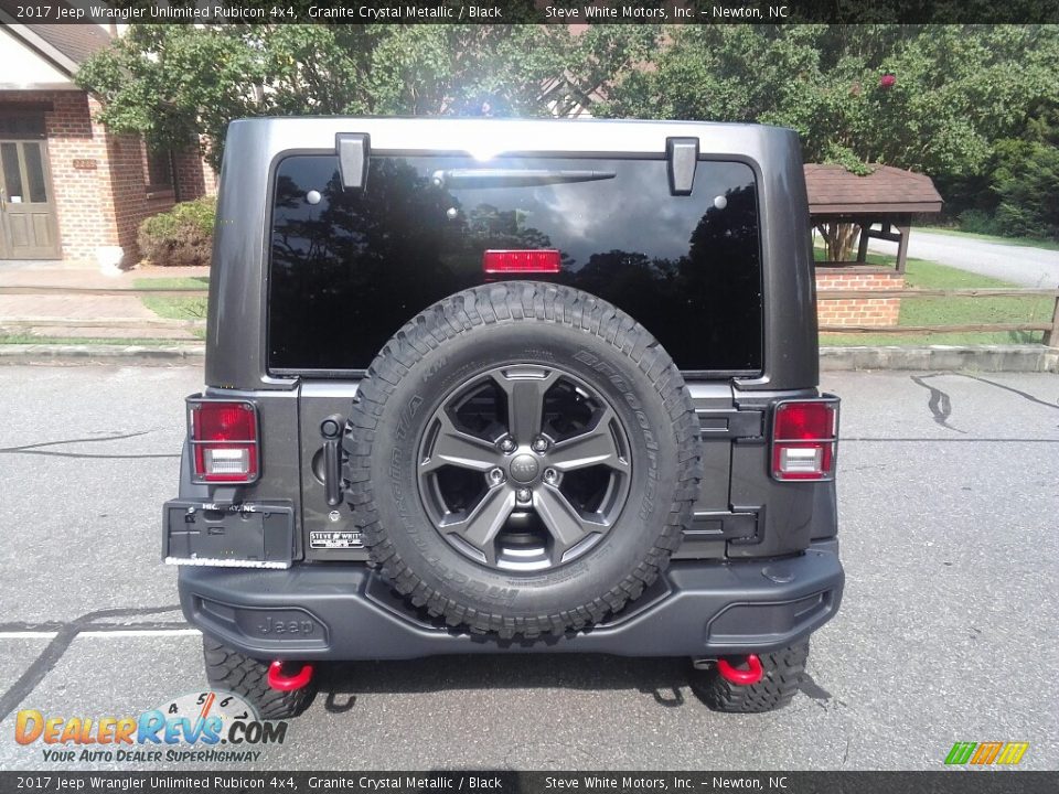 2017 Jeep Wrangler Unlimited Rubicon 4x4 Granite Crystal Metallic / Black Photo #7