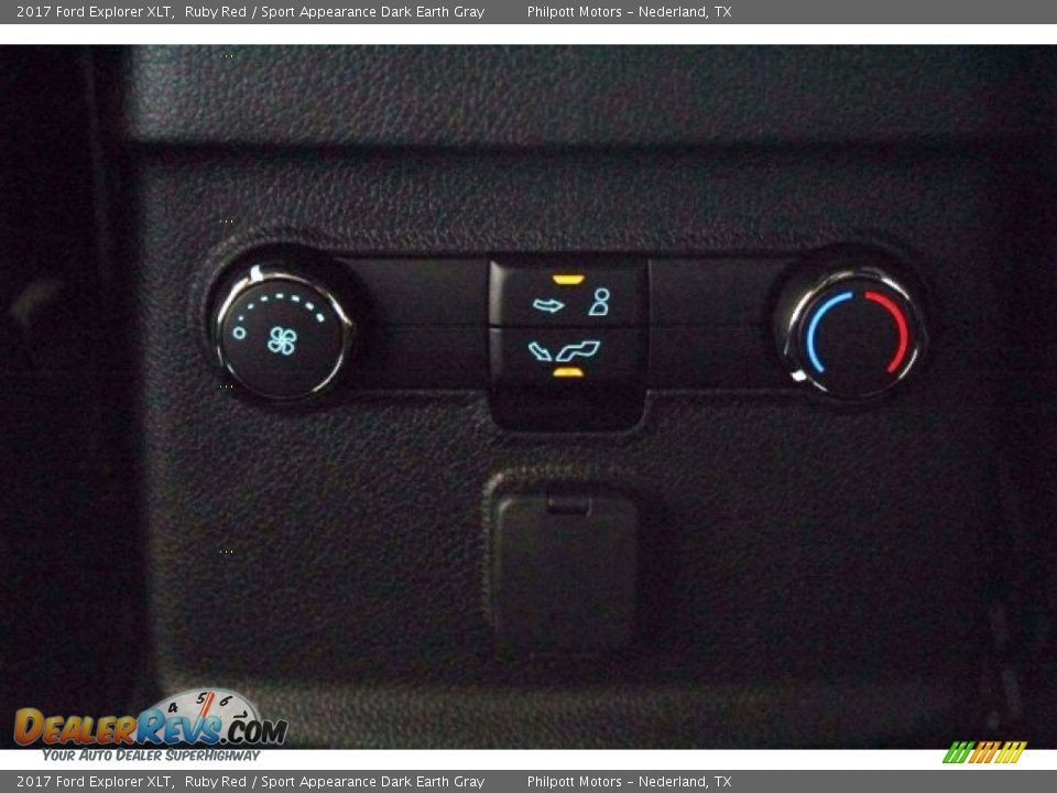 2017 Ford Explorer XLT Ruby Red / Sport Appearance Dark Earth Gray Photo #25