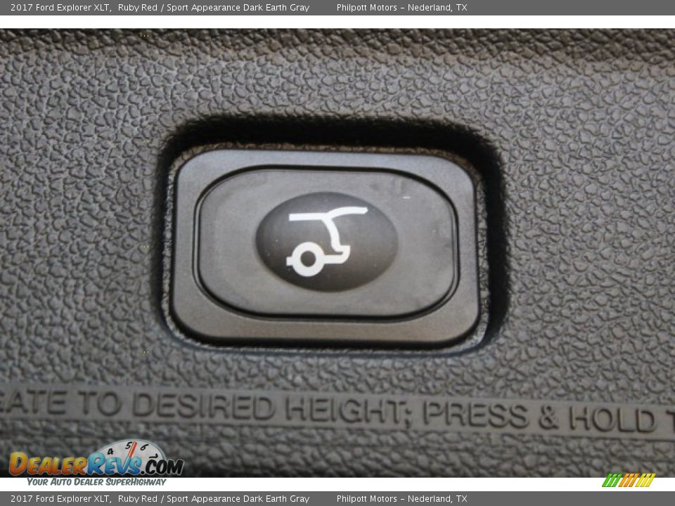 2017 Ford Explorer XLT Ruby Red / Sport Appearance Dark Earth Gray Photo #29