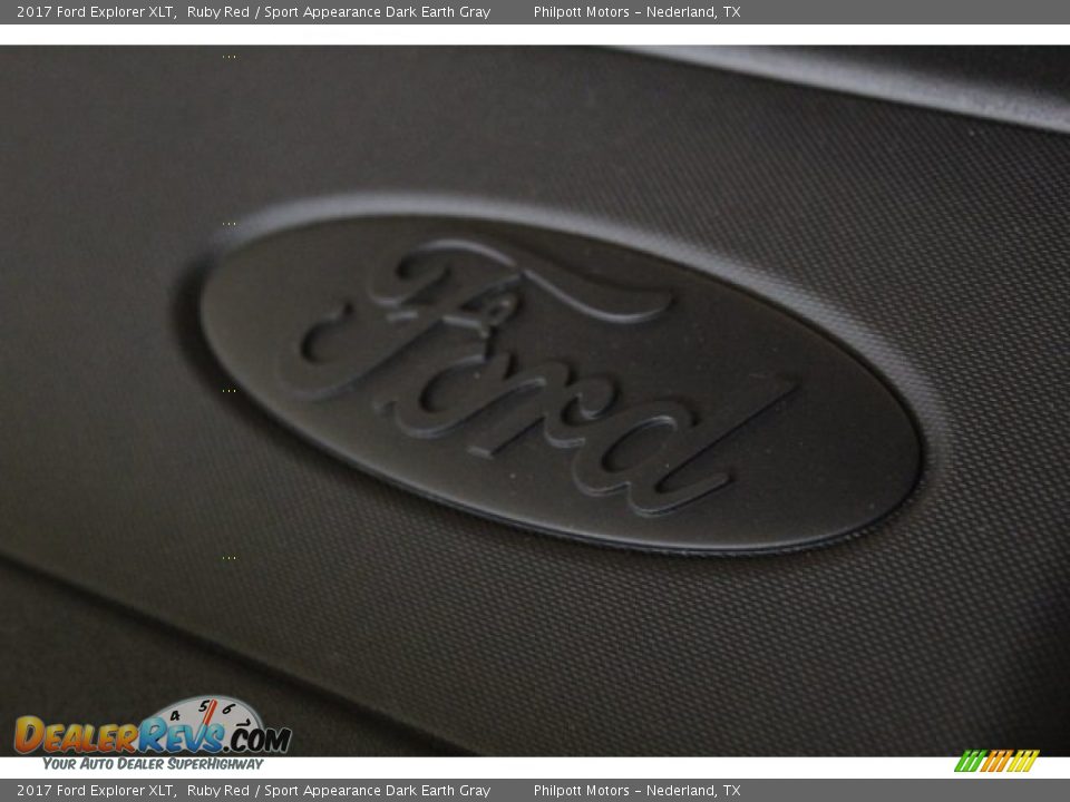 2017 Ford Explorer XLT Ruby Red / Sport Appearance Dark Earth Gray Photo #31